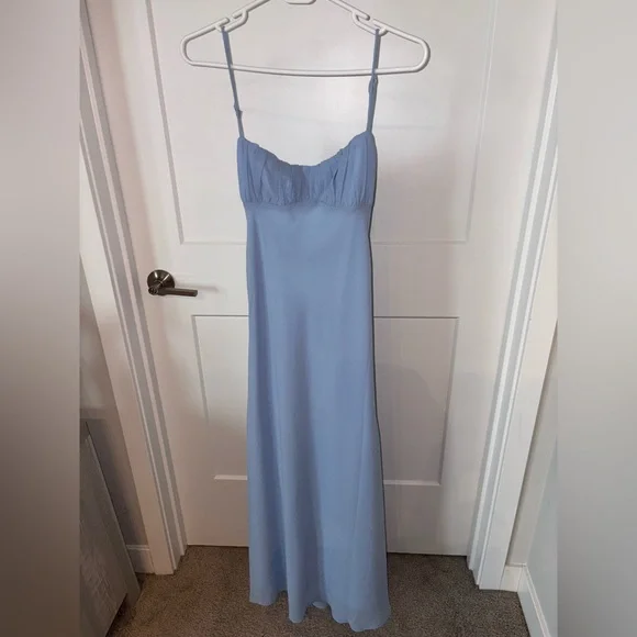 Billy J Light Blue Margie Midi Dress - Picture 4 of 6